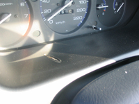 Damaged dashboard